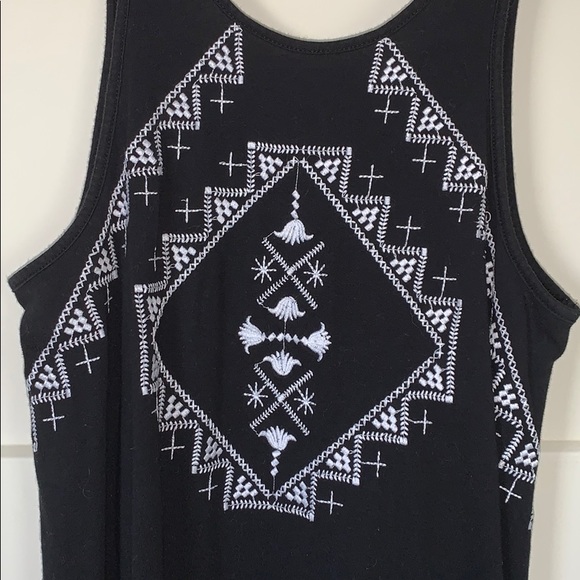 Maurices Black Dress with Aztec design - Picture 2 of 4